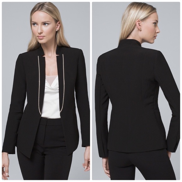 White House Black Market Jackets & Blazers - 🆕 White House Black Market Ball Chain Jacket